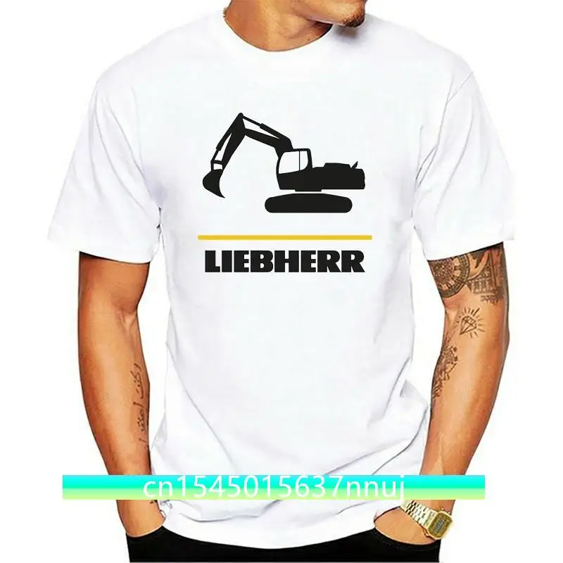 Funny Men t shirt white t-shirt tshirts Black tee New Liebherr Excavator Logo T-Shirt Classic Tops
Funny Men t shirt white t-shirt tshirts Black tee New Liebherr Excavator Logo T-Shirt Classic Tops