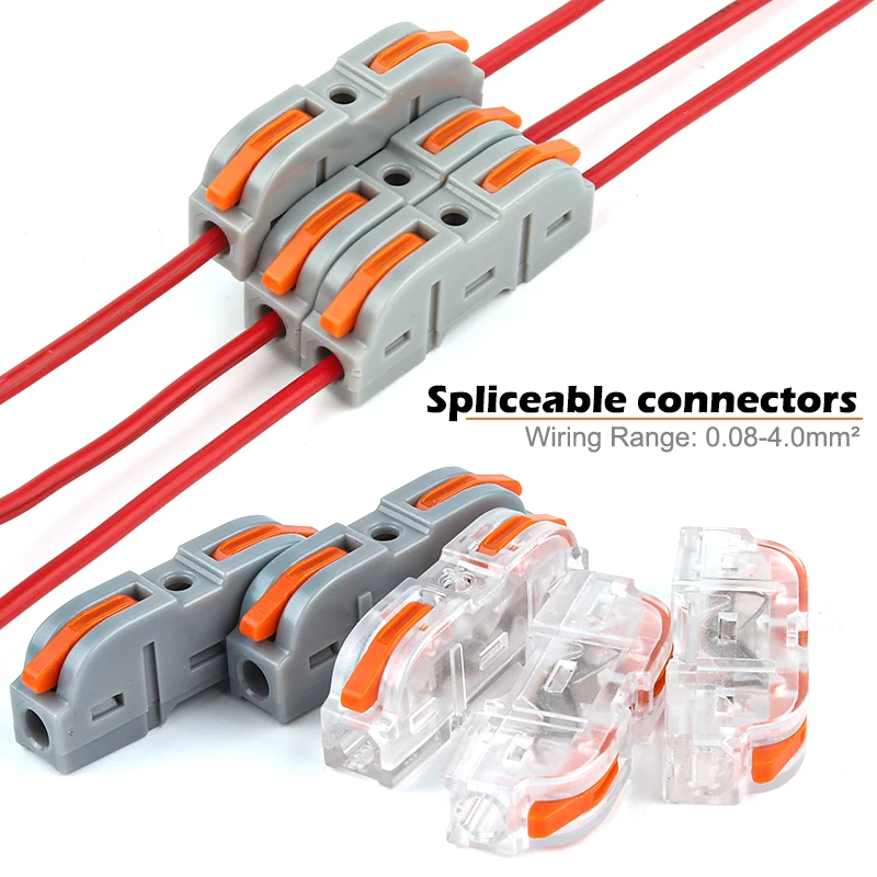 Quick Splicing Multiplex Butt Wire Connector Compact Electrical Cable Terminal Block Junction box Circuit Inline For Home
Quick Splicing Multiplex Butt Wire Connector Compact Electrical Cable Terminal Block Junction box Circuit Inline For Home