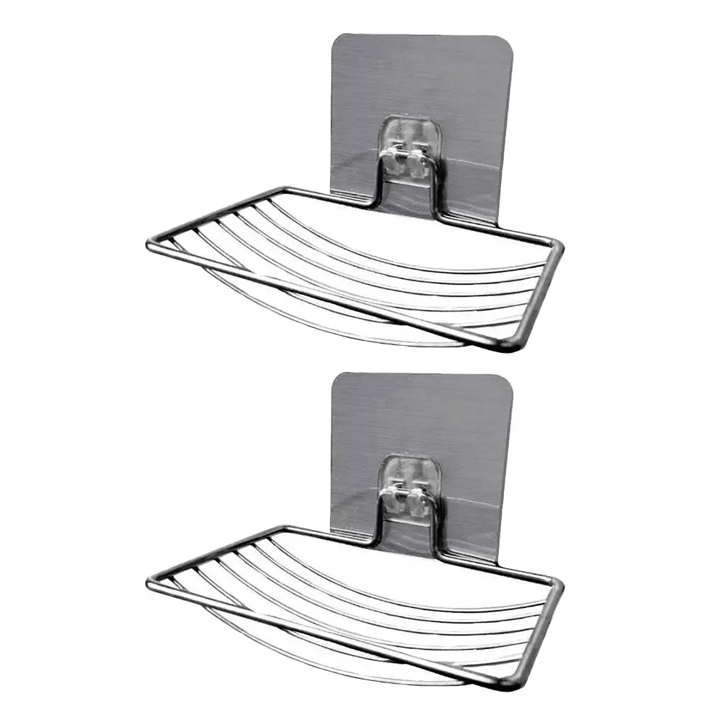 2Pcs Suction Cup Soap Box Stainless Steel Wall Mounted Shower Bar Holder Drainage Adhesive Tray Bathroom Kitchen Storage
2Pcs Suction Cup Soap Box Stainless Steel Wall Mounted Shower Bar Holder Drainage Adhesive Tray Bathroom Kitchen Storage