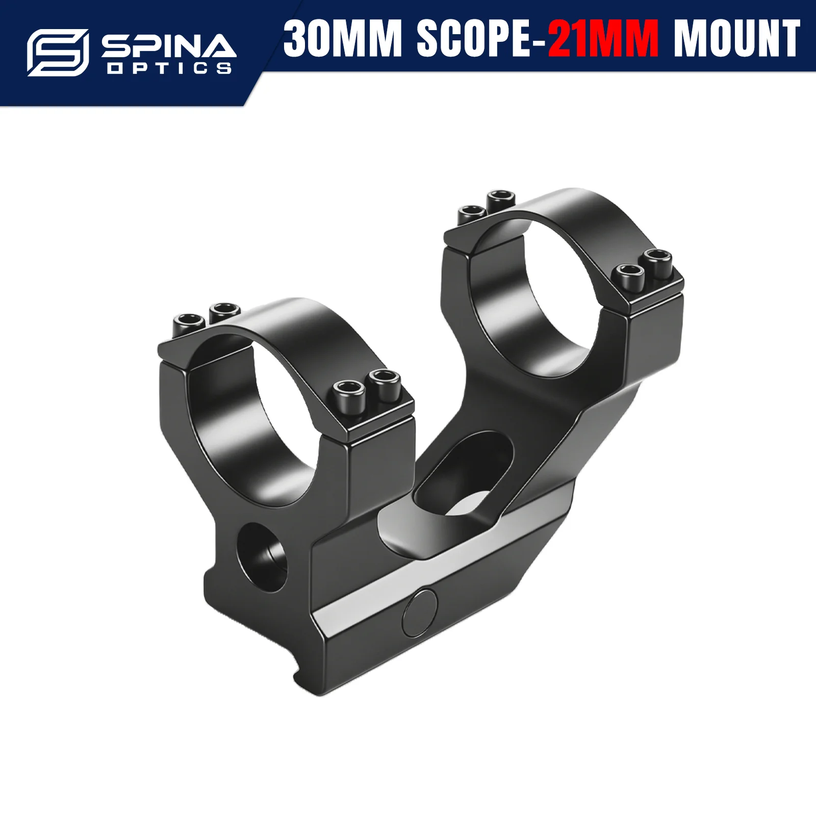 SPINA OPTICS 6061 Aluminum Compact Scope Mount – 30mm Tube, 4-Screw Locking, Picatinny Rail for Short Rails & Compact Optics
SPINA OPTICS 6061 Aluminum Compact Scope Mount – 30mm Tube, 4-Screw Locking, Picatinny Rail for Short Rails & Compact Optics