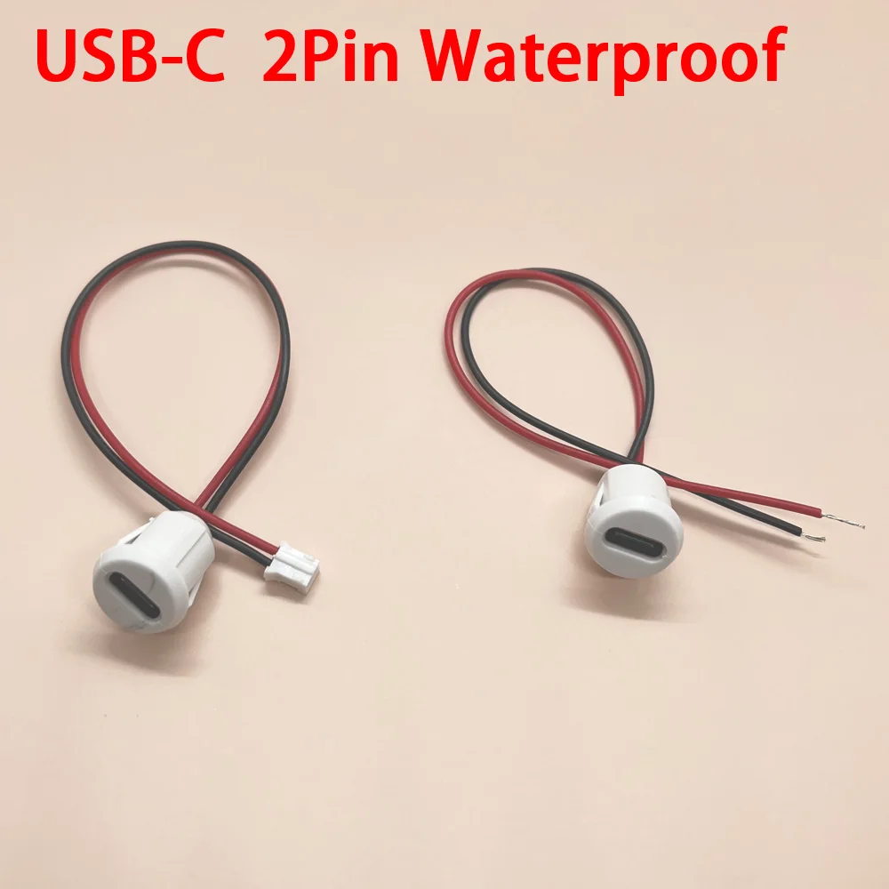 1pcs White Waterproof USB Connector Type-C to PH 2.0 nut locking plate Female 3A Waterproof High Current Fast Charging jack port
1pcs White Waterproof USB Connector Type-C to PH 2.0 nut locking plate Female 3A Waterproof High Current Fast Charging jack port