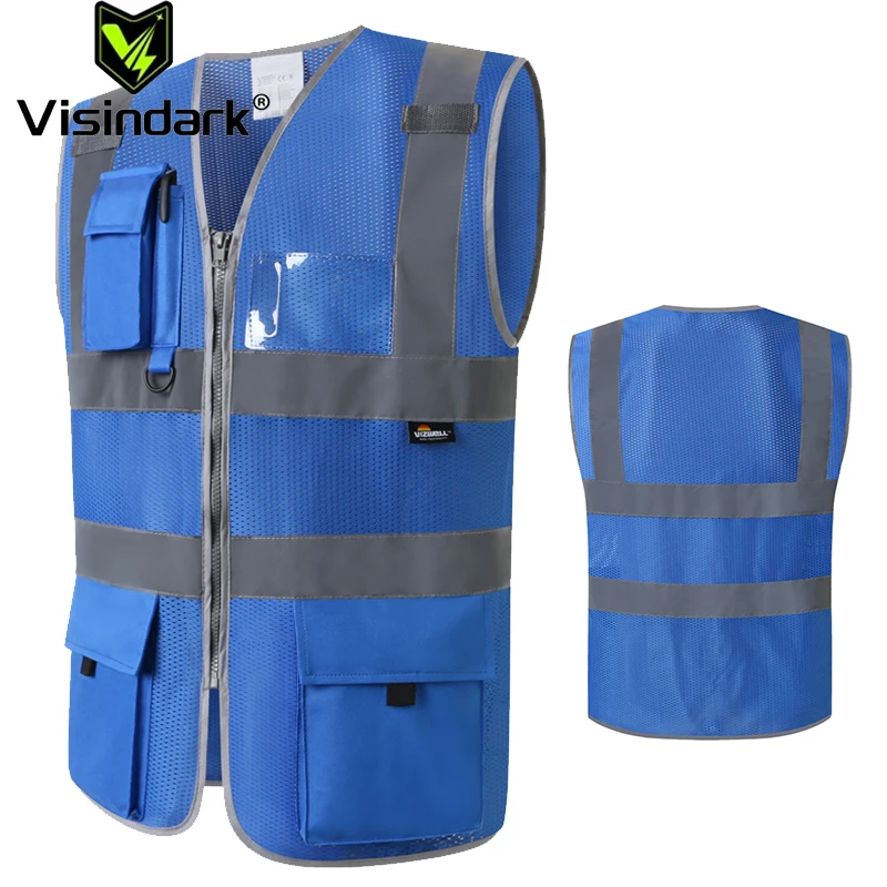 Blue Mesh Safety Vest High Visibility Safety Vest Security Vest With Highlight Reflective Stripes Hi Vis Workwear Waistcoat
Blue Mesh Safety Vest High Visibility Safety Vest Security Vest With Highlight Reflective Stripes Hi Vis Workwear Waistcoat