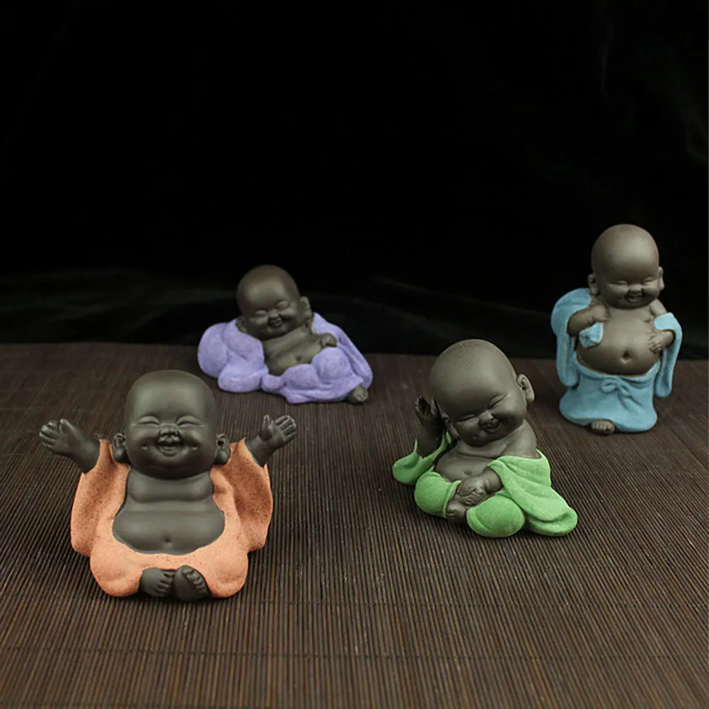Mini Hand Carved Ceramic Buddha Statue Tea Pet Sitting Sculpture Exquisite Fengshui Home Office Desktop Decoration
Mini Hand Carved Ceramic Buddha Statue Tea Pet Sitting Sculpture Exquisite Fengshui Home Office Desktop Decoration
