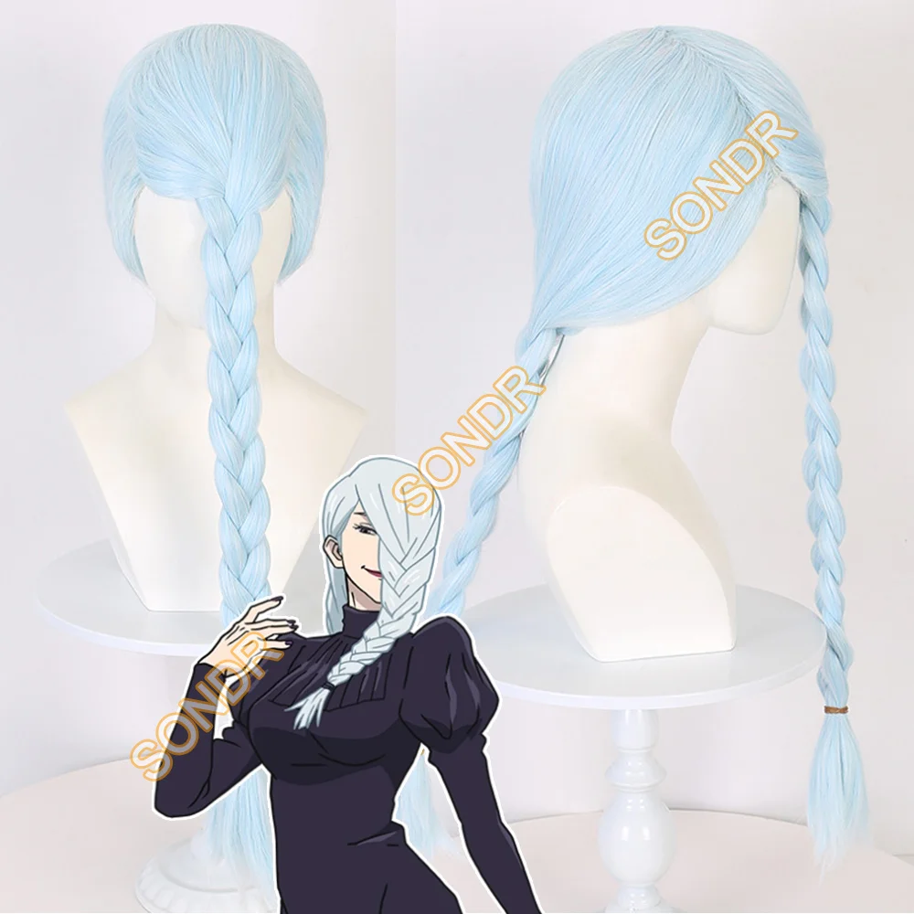 Anime Jujutsu Meimei Cosplay Wig Light Blue Long Braids Mei Mei Women Halloween Party Roleplay Costume Accessories Synthetic Wig
Anime Jujutsu Meimei Cosplay Wig Light Blue Long Braids Mei Mei Women Halloween Party Roleplay Costume Accessories Synthetic Wig