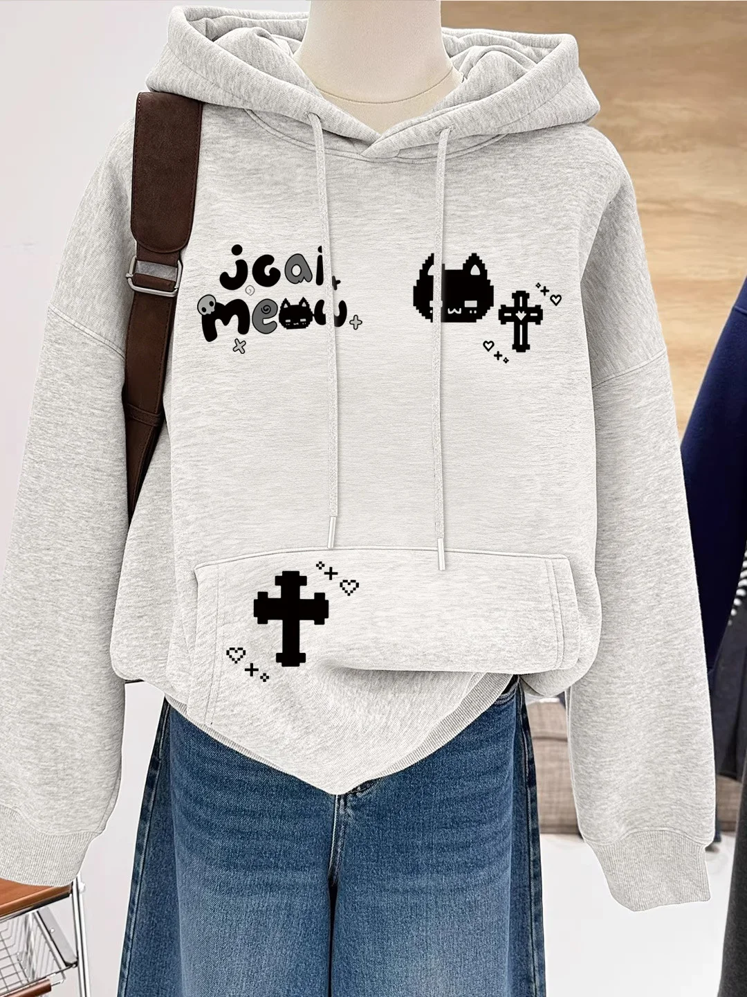Retro American Cartoon Print Hoodie Women's Loose Thickened Fleece Casual Outerwear for Junior High School Students
Retro American Cartoon Print Hoodie Women's Loose Thickened Fleece Casual Outerwear for Junior High School Students
