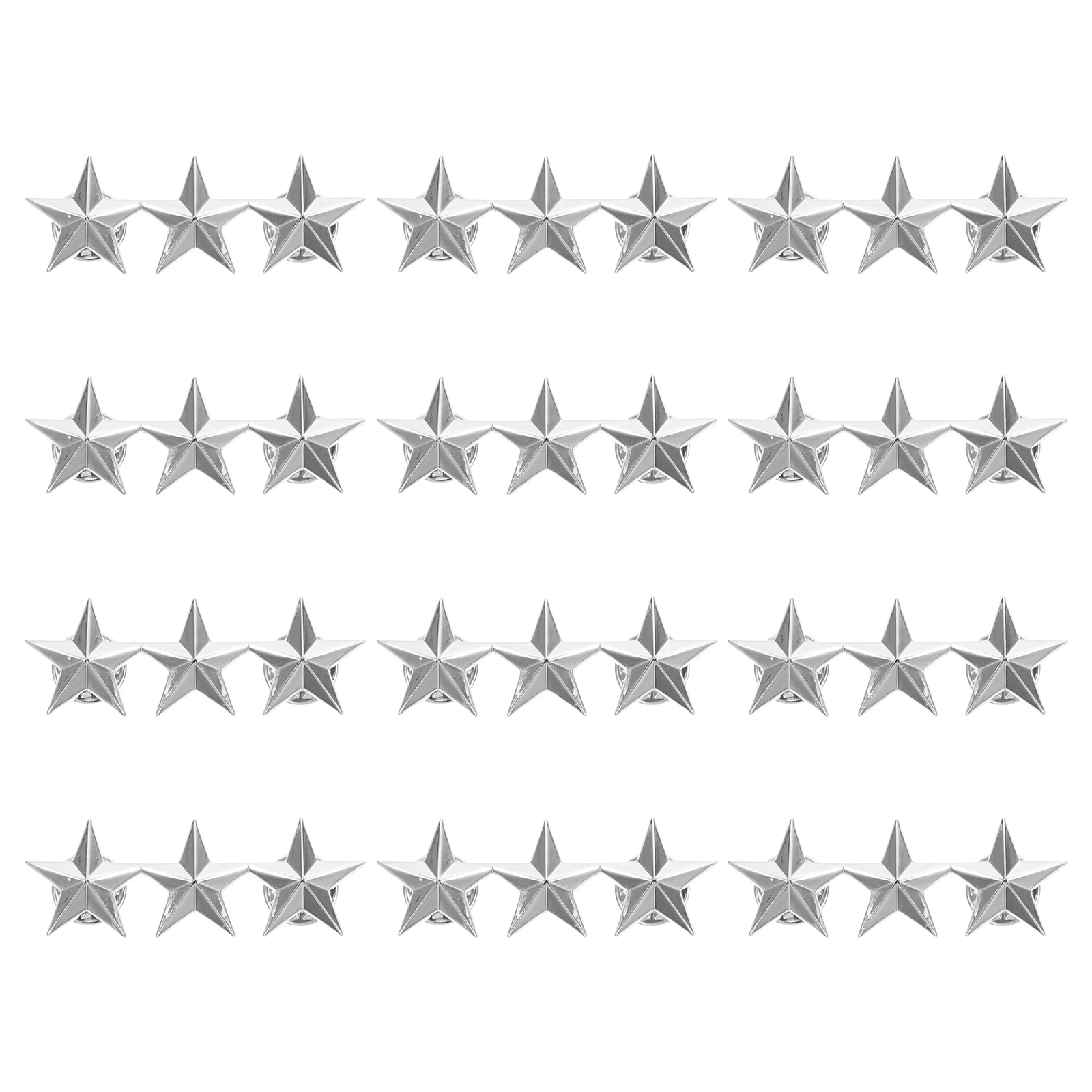 12 Pcs Badges Lapel Pins Metal Five Pointed Decorations Party Costume Accessories Rating Badges Gifts
12 Pcs Badges Lapel Pins Metal Five Pointed Decorations Party Costume Accessories Rating Badges Gifts