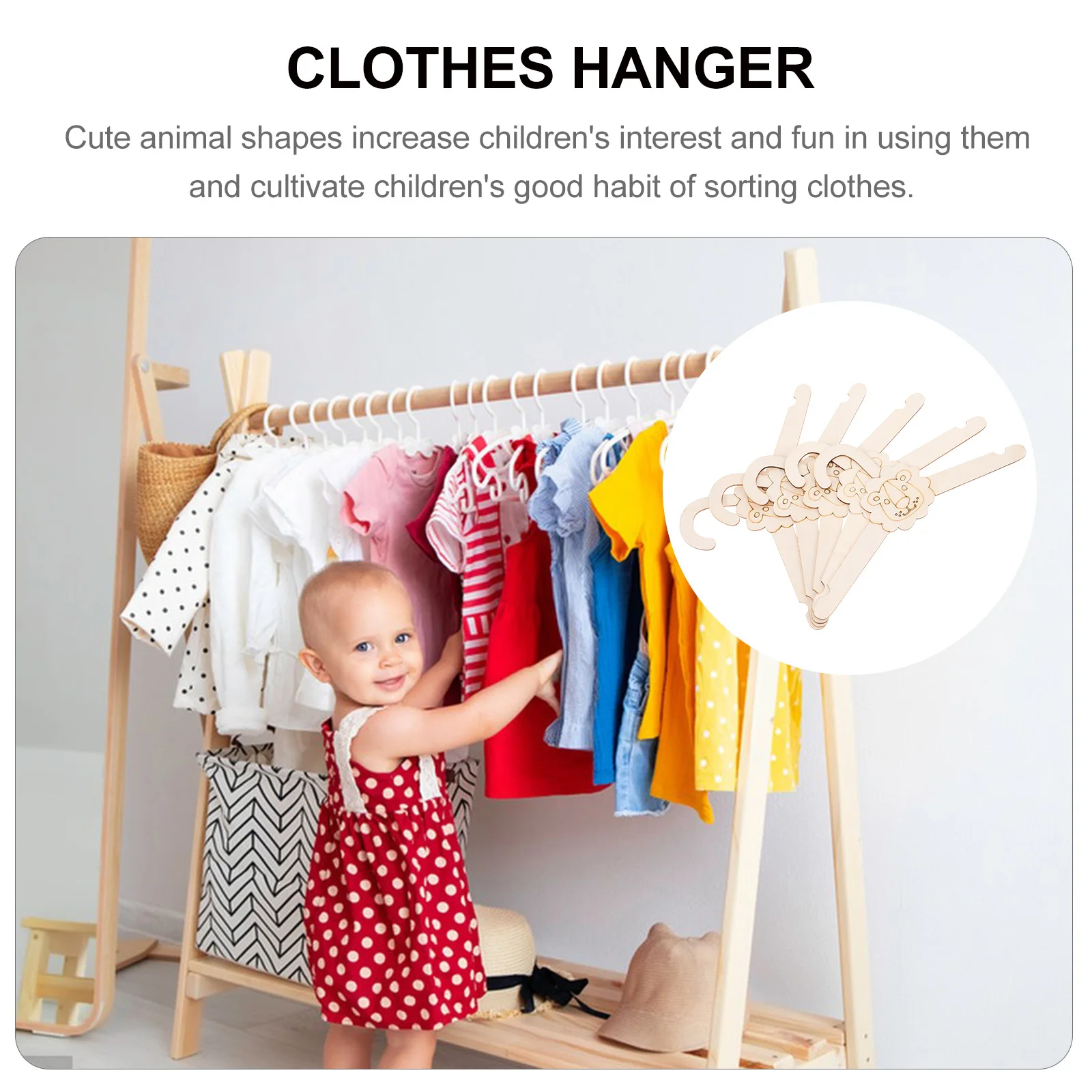 5pcs Wooden Lion Animal Design Cute Clothes Diy Decoration Educational Organizer For Nursery Home Small Closet Rack Toddler
5pcs Wooden Lion Animal Design Cute Clothes Diy Decoration Educational Organizer For Nursery Home Small Closet Rack Toddler