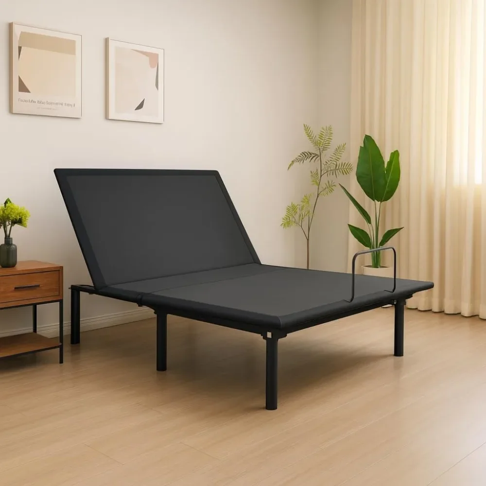 Adjustable Bed Frame, Slim Adjustable Bed Base with Head Articulation and Wired Remote, Works with Most Mattresses
Adjustable Bed Frame, Slim Adjustable Bed Base with Head Articulation and Wired Remote, Works with Most Mattresses