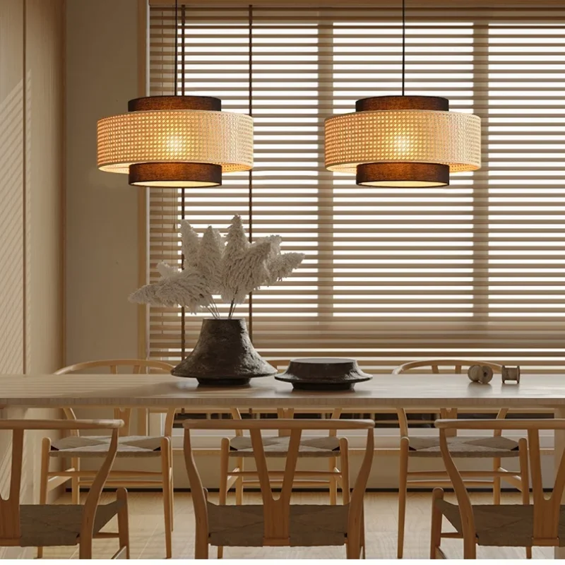 SANDYHA Japanese Wabi Sabi Retro Rattan Ceiling Chandelier LED Pendant Light for Living Room Bedroom Bar Home Decor Hanging Lamp
SANDYHA Japanese Wabi Sabi Retro Rattan Ceiling Chandelier LED Pendant Light for Living Room Bedroom Bar Home Decor Hanging Lamp