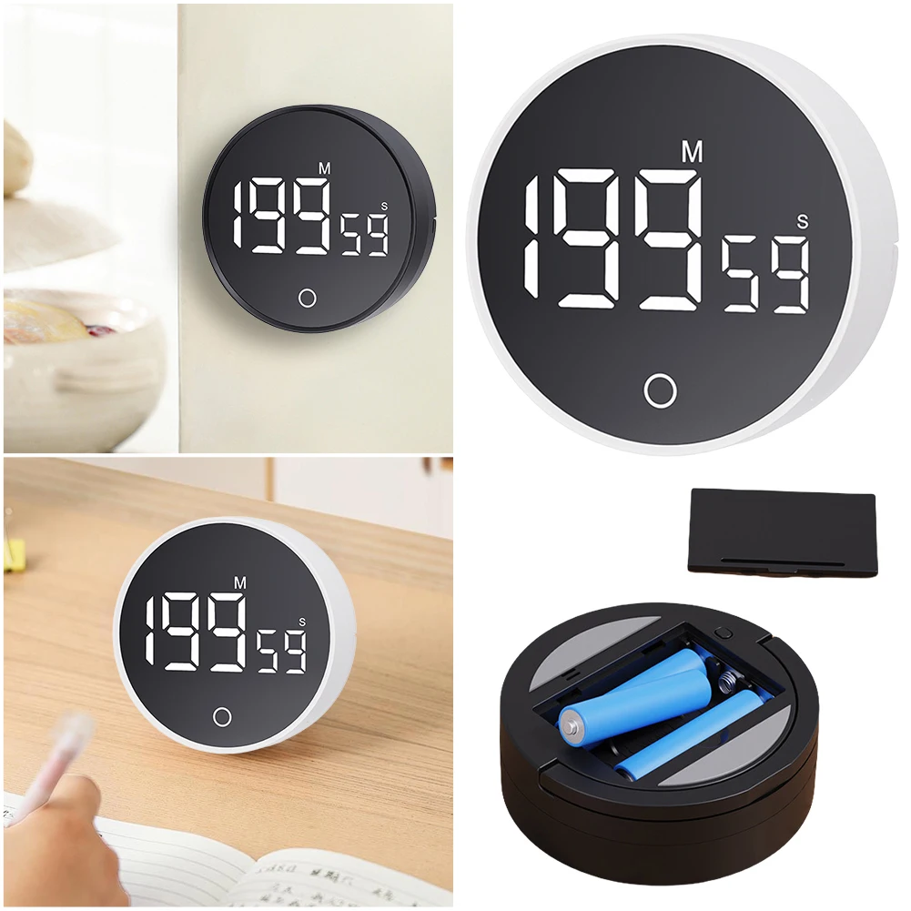 Magnetic LED Digital Kitchen Timer Large LED Display Electronic Cooking Countdown Timer Countdown Countup Timer Kitchen Tool
Magnetic LED Digital Kitchen Timer Large LED Display Electronic Cooking Countdown Timer Countdown Countup Timer Kitchen Tool