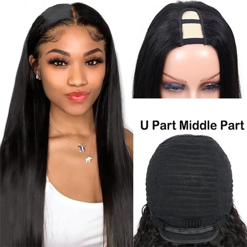 30 32 Inch U Part Human Hair Wigs With Drawstring For Women Upgrade 210% Density Straight U Part Wig Beginner Friendly
30 32 Inch U Part Human Hair Wigs With Drawstring For Women Upgrade 210% Density Straight U Part Wig Beginner Friendly