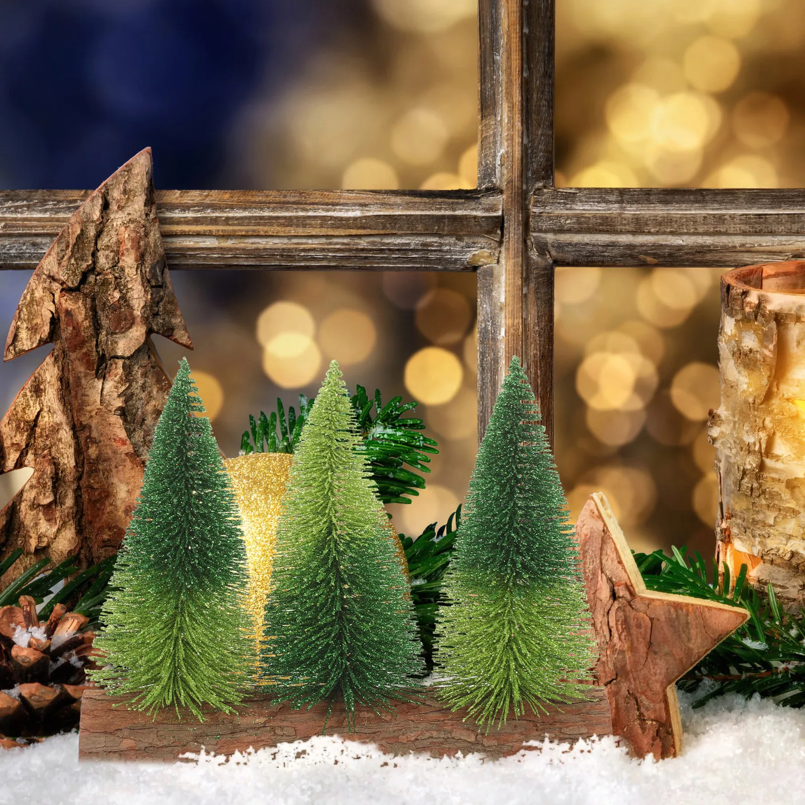 Mini Christmas Tree Wooden Base Festive Decor Tabletop Xmas Decoration Artificial Tree For Home Party Scene Prop
Mini Christmas Tree Wooden Base Festive Decor Tabletop Xmas Decoration Artificial Tree For Home Party Scene Prop