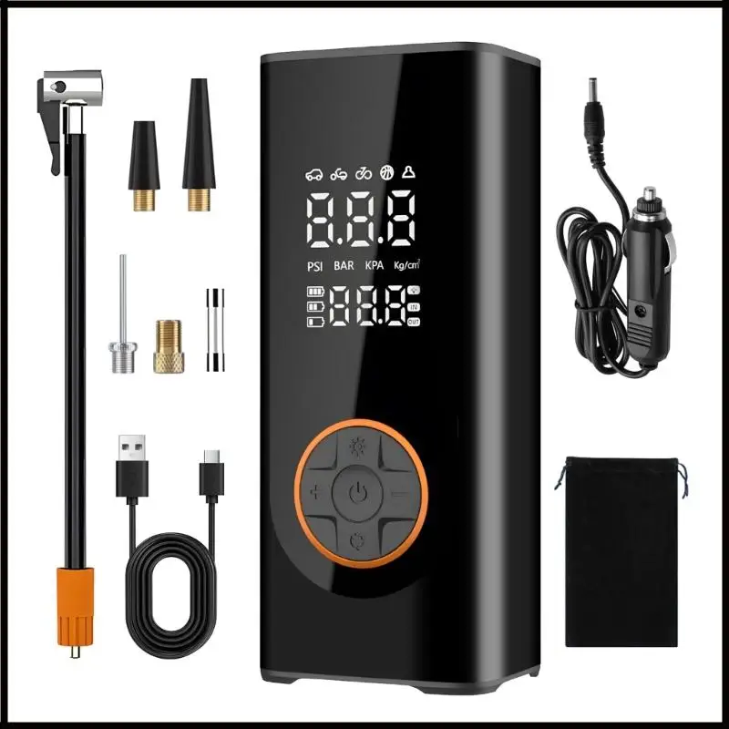 Electric Portable Air Pumps Wireless Tyre Inflator 6000mAh Bicycles Car Motorcycle Cordless Air Compressor
Electric Portable Air Pumps Wireless Tyre Inflator 6000mAh Bicycles Car Motorcycle Cordless Air Compressor