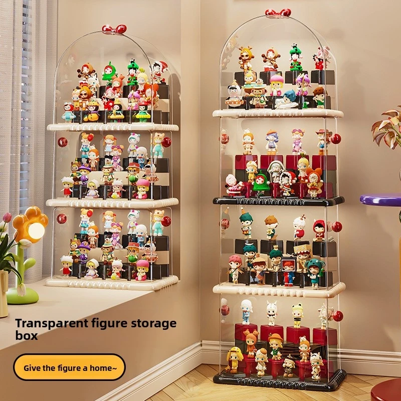 Blind box dustproof display cabinet for home use, Pop Mart hand-made office toys, acrylic transparent storage display rack
Blind box dustproof display cabinet for home use, Pop Mart hand-made office toys, acrylic transparent storage display rack