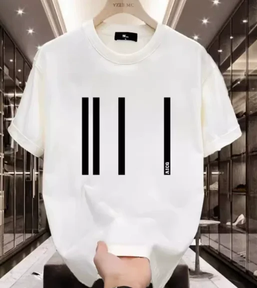 Men's Summer Leisure Loose Short Sleeve Pure Cotton Material Comfortable, Breathable and Fashionable Printed Pattern T-shirt
Men's Summer Leisure Loose Short Sleeve Pure Cotton Material Comfortable, Breathable and Fashionable Printed Pattern T-shirt
