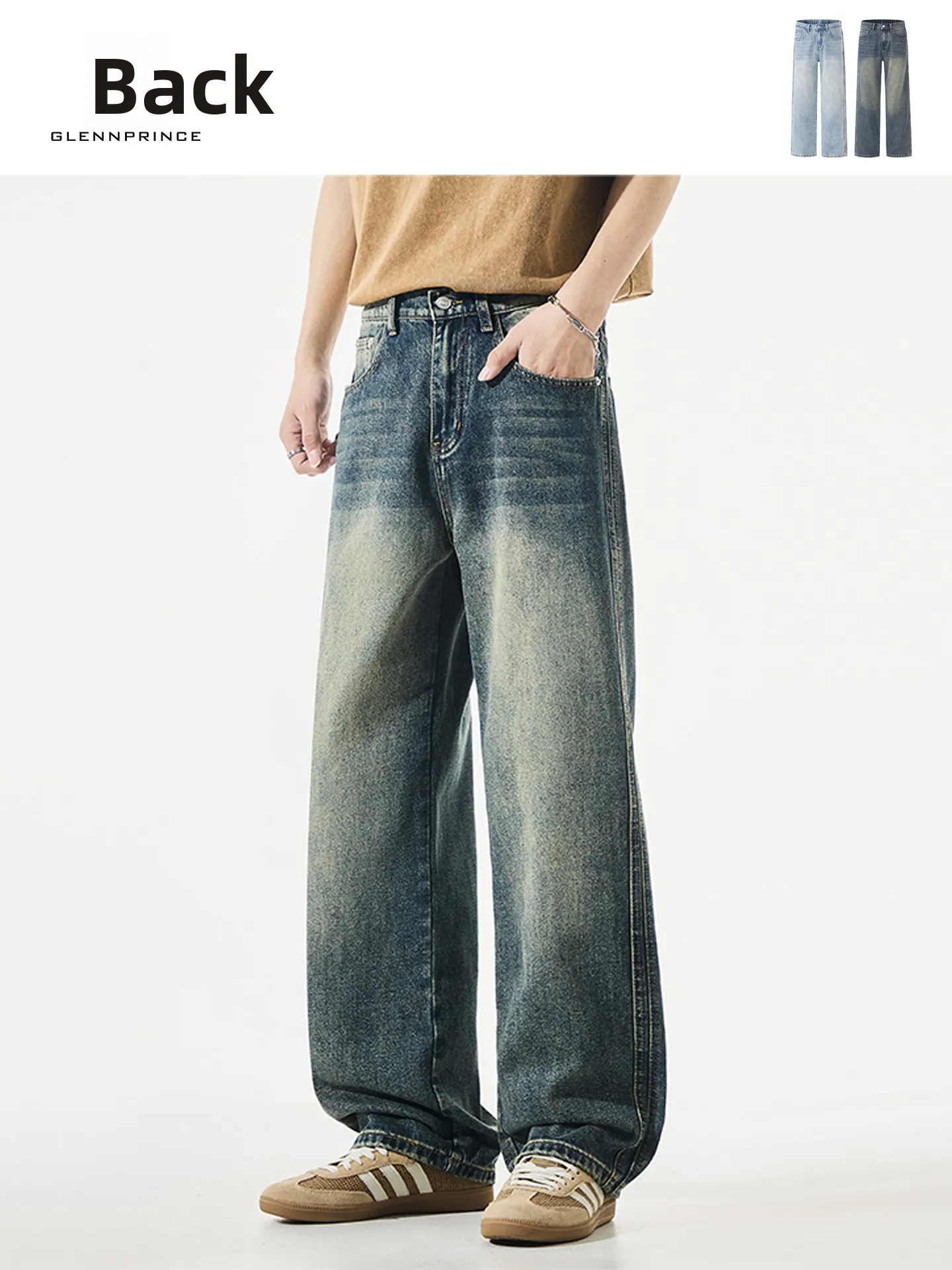 GPstudio American High Street Washed Vintage Men's Lazy Style Cool Vibe Casual Straight Leg Jeans Polyester Viscose Lyocell C...
GPstudio American High Street Washed Vintage Men's Lazy Style Cool Vibe Casual Straight Leg Jeans Polyester Viscose Lyocell C...