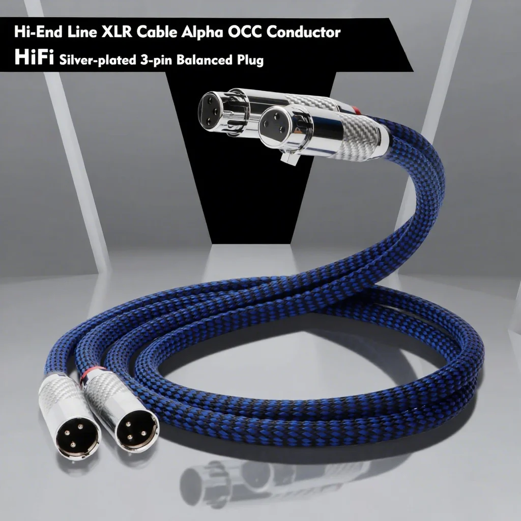 XLR-кабель 3-контактный сбалансированный OCC посеребренный малошумящий микрофонный кабель «папа-мама» Сбалансированный кабель для микрофона, усилителя, DJ
XLR-кабель 3-контактный сбалансированный OCC посеребренный малошумящий микрофонный кабель «папа-мама» Сбалансированный кабель для микрофона, усилителя, DJ