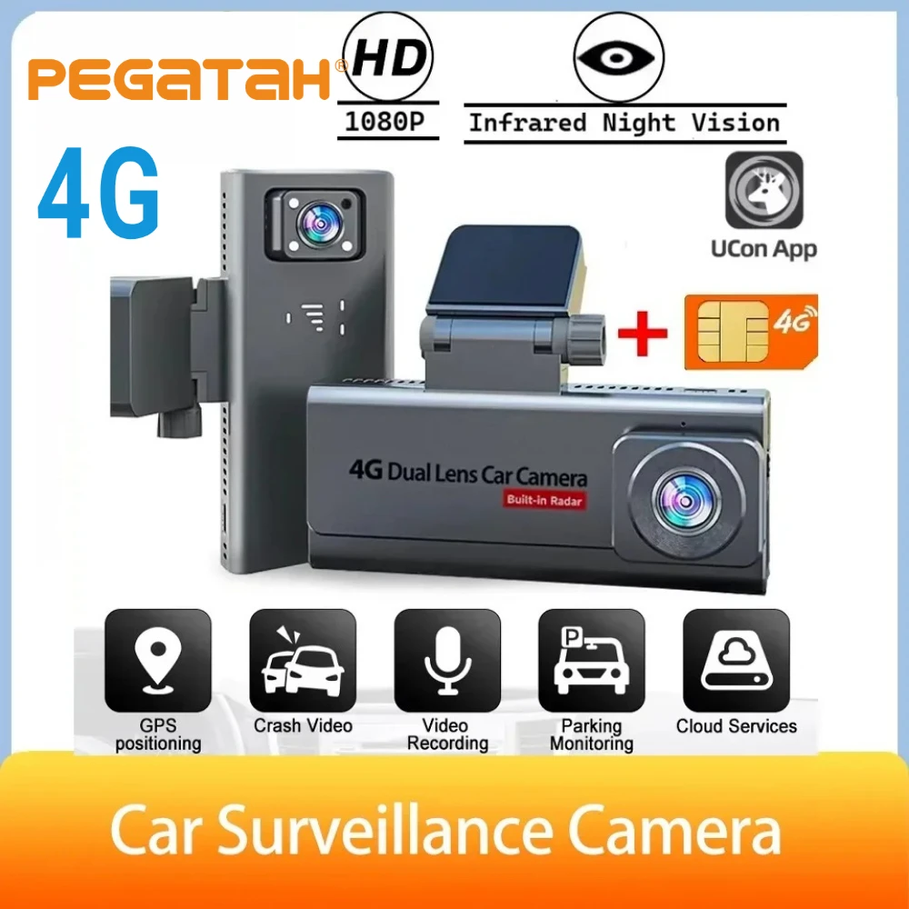 4G Car Surveillance Camera Dual Lens Dashcam Human Detection All Round 24/7 Parking Monitoring Remote Live View ACC Power
4G Car Surveillance Camera Dual Lens Dashcam Human Detection All Round 24/7 Parking Monitoring Remote Live View ACC Power