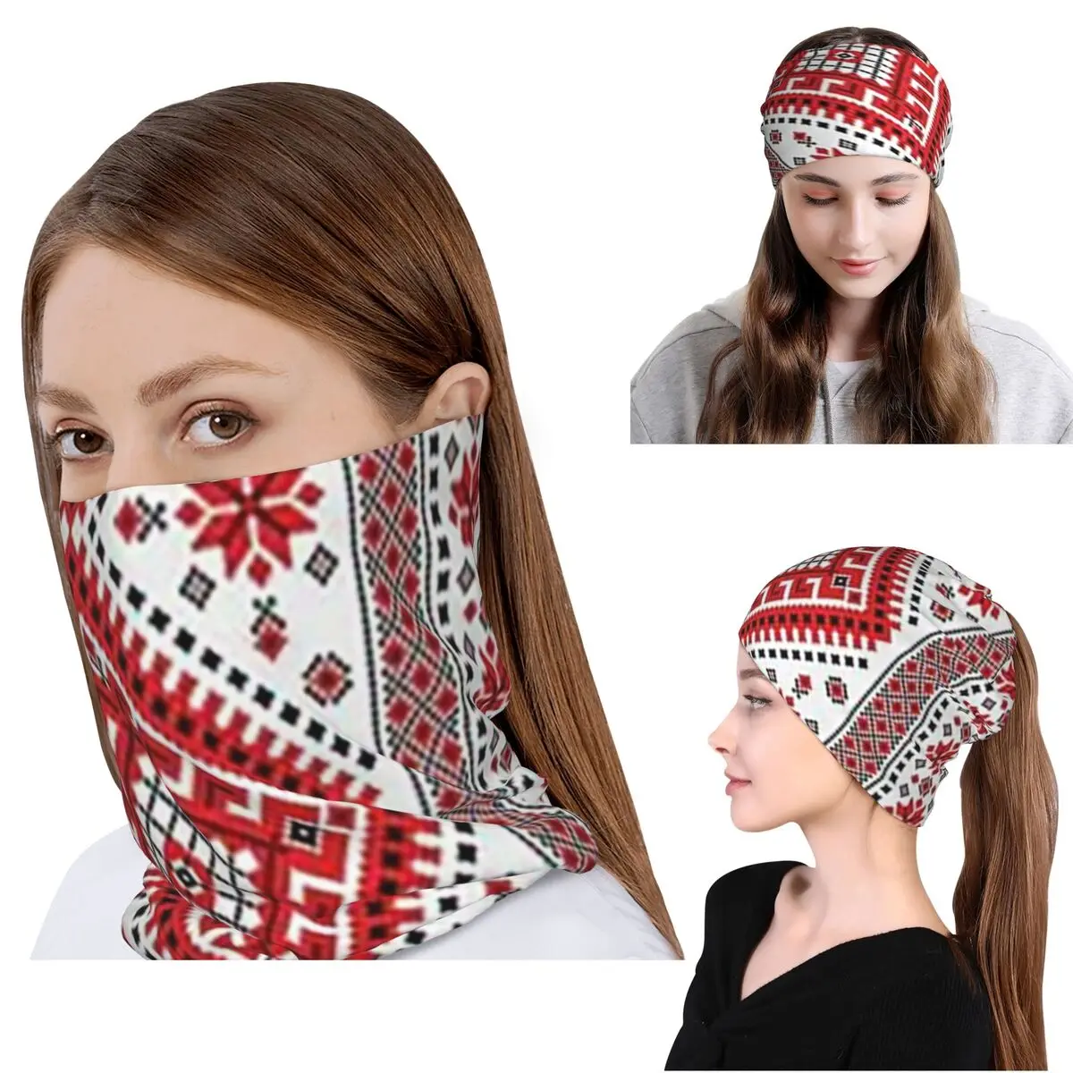 Bold Ukraine Style Vyshyvanka Embroidery Bohemian Geometric Bandana Neck Cover Magic Scarf Headband Beanies Hat for Men Women
Bold Ukraine Style Vyshyvanka Embroidery Bohemian Geometric Bandana Neck Cover Magic Scarf Headband Beanies Hat for Men Women
