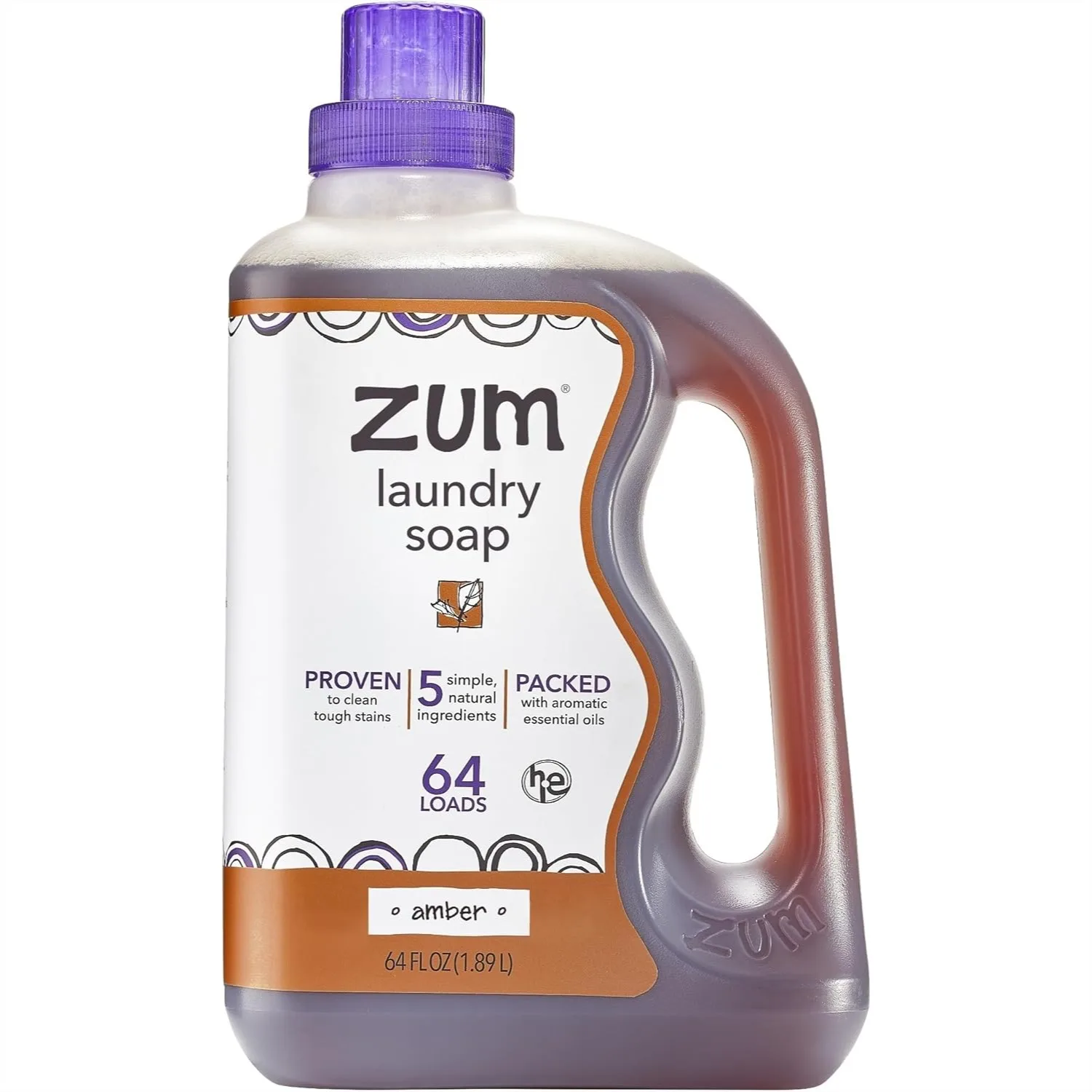 Plant-Based Liquid Laundry Soap with Baking Soda and Essential Oils, 64 Loads, Low-Sudsing for HE Machines
Plant-Based Liquid Laundry Soap with Baking Soda and Essential Oils, 64 Loads, Low-Sudsing for HE Machines