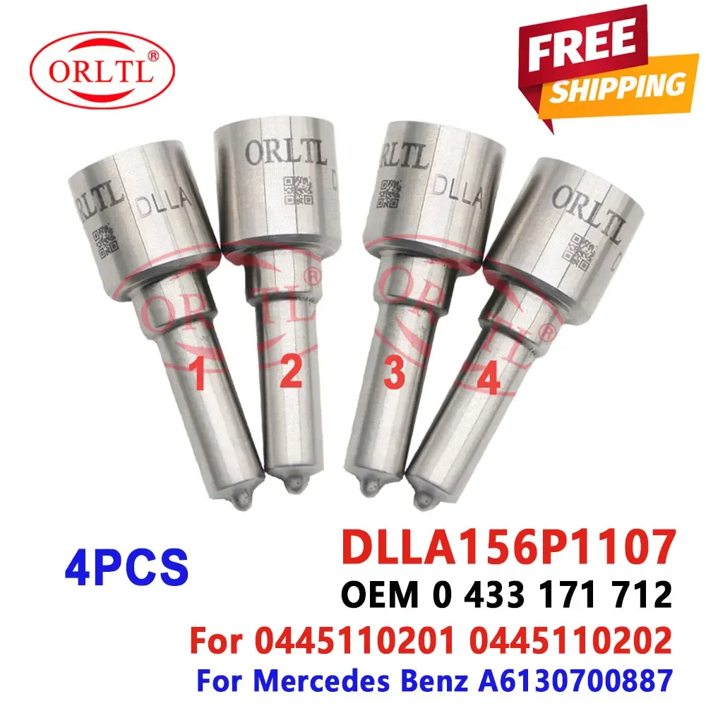 4PCS DLLA156P1107 For BZ 61307008 87 0445110201 0445110202 0986435063 0986435064 New Injector Nozzle 0433171712 DLLA 156P 1107
4PCS DLLA156P1107 For BZ 61307008 87 0445110201 0445110202 0986435063 0986435064 New Injector Nozzle 0433171712 DLLA 156P 1107