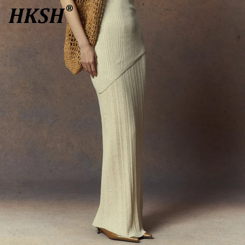 HKSH Spring Summer Women Tide Streetwear Y2K Dress Elegant Temperament Fashion Chic Patchwork Linen Minimalist Long Skirt HK5171
HKSH Spring Summer Women Tide Streetwear Y2K Dress Elegant Temperament Fashion Chic Patchwork Linen Minimalist Long Skirt HK5171