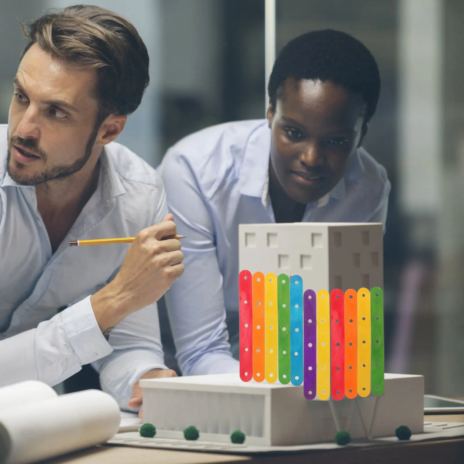 100Pcs Wood Craft Colored Popsicle Sticks Jumbo Size Ideal for DIY Crafts Classroom Art Supplies Creative Handmade Projects
100Pcs Wood Craft Colored Popsicle Sticks Jumbo Size Ideal for DIY Crafts Classroom Art Supplies Creative Handmade Projects