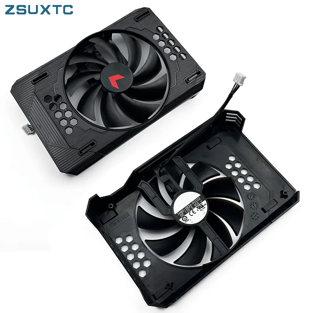 Кулер видеокарты для PNY RTX 3060 GPU, кулер для замены видеокарты RTX3060 XLR8, пластиковый Стандартный вентилятор
Кулер видеокарты для PNY RTX 3060 GPU, кулер для замены видеокарты RTX3060 XLR8, пластиковый Стандартный вентилятор