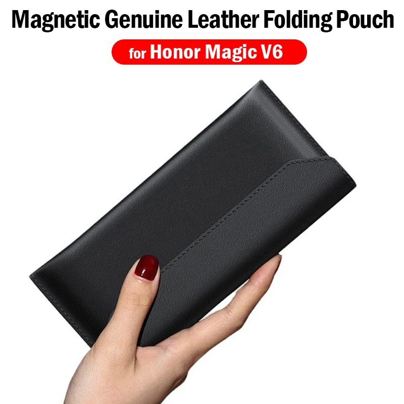 For Honor Magic V6 Case Genuine Leather Wallet Cowhide Sleeve Folding Protection Pouch Bag Funda Capa Cover
For Honor Magic V6 Case Genuine Leather Wallet Cowhide Sleeve Folding Protection Pouch Bag Funda Capa Cover