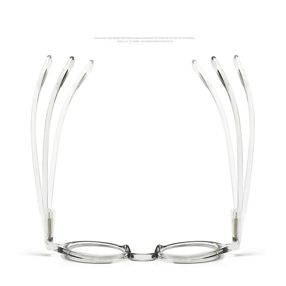 Vision Care Reading Glasses Spring Leg Hyperopia Presbyopic Eyeglass Round Frame Ultra Light Resin Optical Frame Eyewear
Vision Care Reading Glasses Spring Leg Hyperopia Presbyopic Eyeglass Round Frame Ultra Light Resin Optical Frame Eyewear