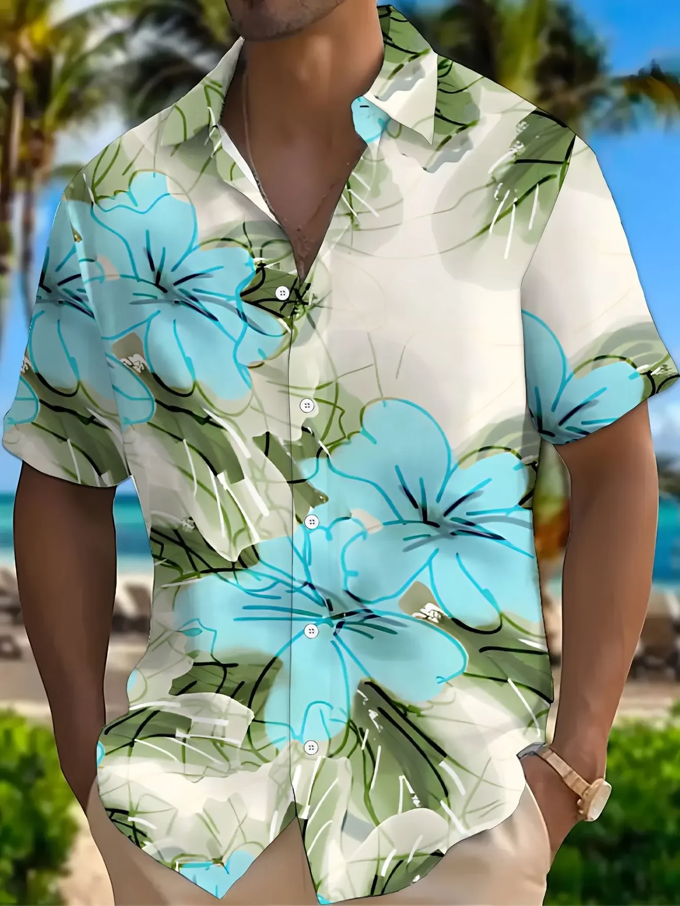 High Street Trendy Hawaiian Shirt For Men Summer Man Short Sleeve Fashion Print Casual Vacation Beach Party Wear Shirts
High Street Trendy Hawaiian Shirt For Men Summer Man Short Sleeve Fashion Print Casual Vacation Beach Party Wear Shirts