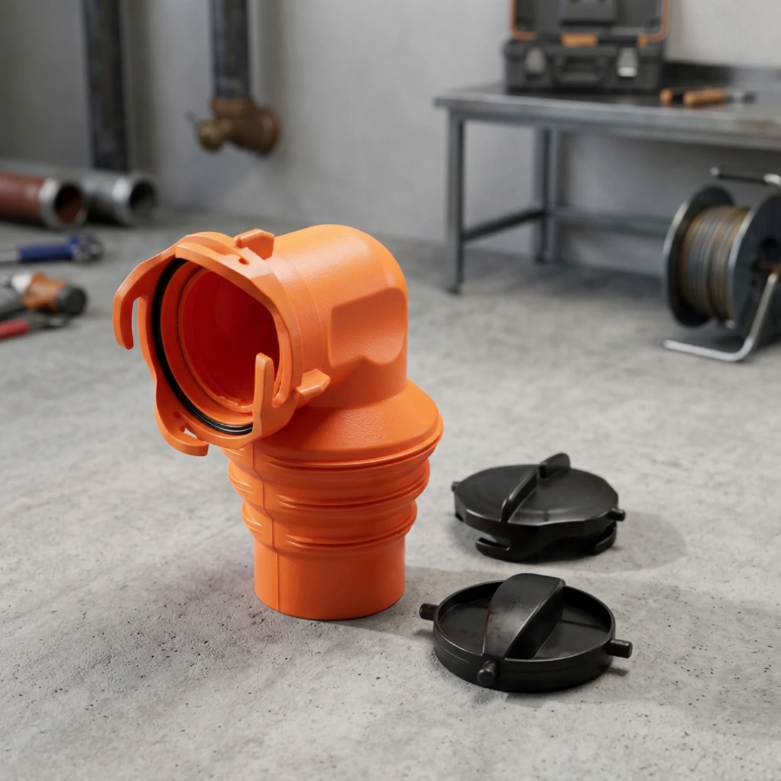RV Sewer Fitting with Cap 90-Degree Recreational Vehicle Sewer Hose Swivel Fitting Elbow Adapter with Cap Flexible Swivel Elbow
RV Sewer Fitting with Cap 90-Degree Recreational Vehicle Sewer Hose Swivel Fitting Elbow Adapter with Cap Flexible Swivel Elbow