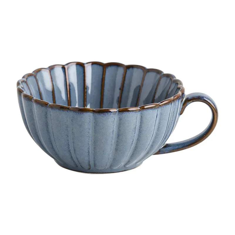 Japanese Ceramic Coffee Mug Creative Chrysanthemum Shaped Cup Saucer Set Simple Retro Afternoon Tea
Japanese Ceramic Coffee Mug Creative Chrysanthemum Shaped Cup Saucer Set Simple Retro Afternoon Tea