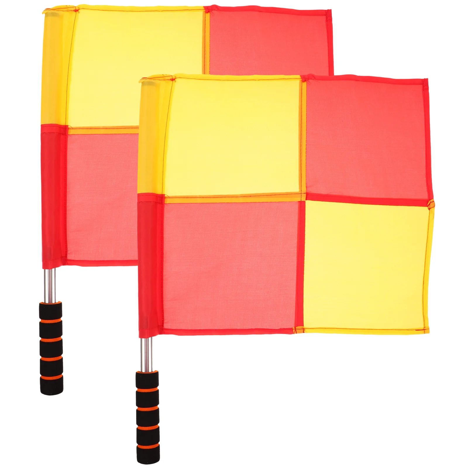 2pcs Commanding Referee Durable Hand Signal Flags Portable Sports Waving Flags For Soccer Racing Parties Competition Match Field
2pcs Commanding Referee Durable Hand Signal Flags Portable Sports Waving Flags For Soccer Racing Parties Competition Match Field