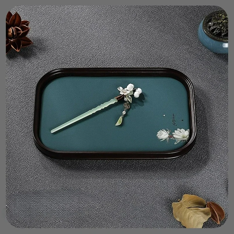 High end jade display plate, vintage pearl and silver jewelry viewing plate, jewelry shooting props
High end jade display plate, vintage pearl and silver jewelry viewing plate, jewelry shooting props