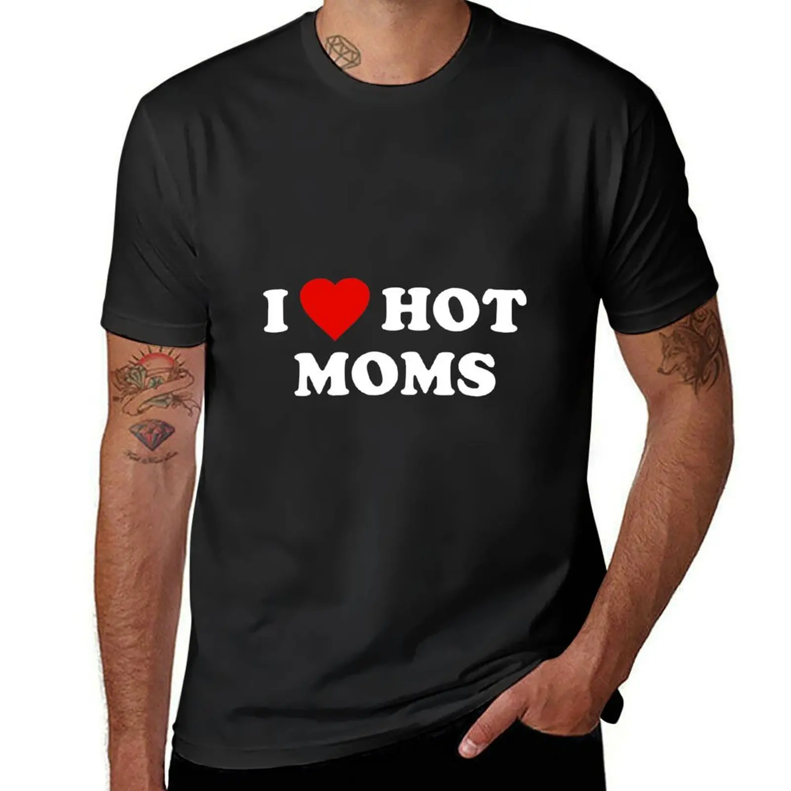 I Love Hot Moms T-Shirt graphic t shirts summer clothes Funny t-shirts sweat shirts, men
I Love Hot Moms T-Shirt graphic t shirts summer clothes Funny t-shirts sweat shirts, men