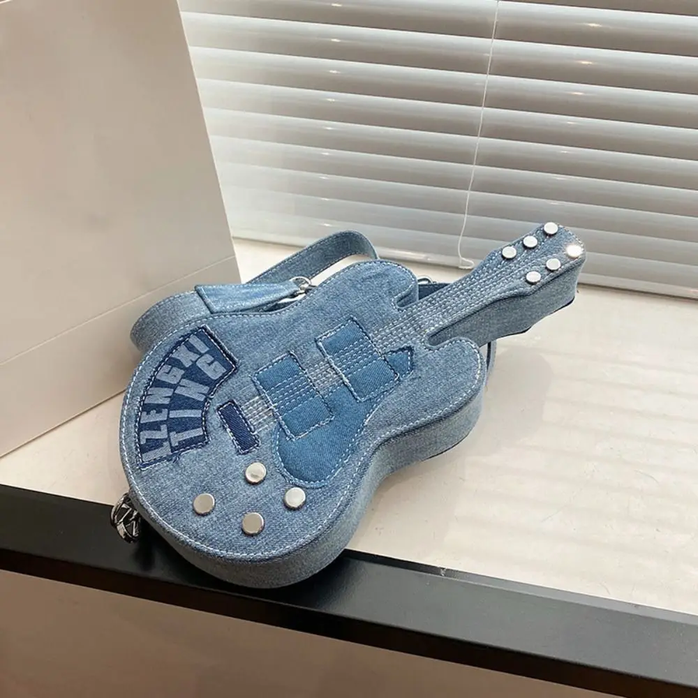 Fashionable Vintage Guitar Crossbody Bag Large Capacity Casual Denim Canvas Bag Y2k Handbag Jeans Messenger Bag Girl
Fashionable Vintage Guitar Crossbody Bag Large Capacity Casual Denim Canvas Bag Y2k Handbag Jeans Messenger Bag Girl