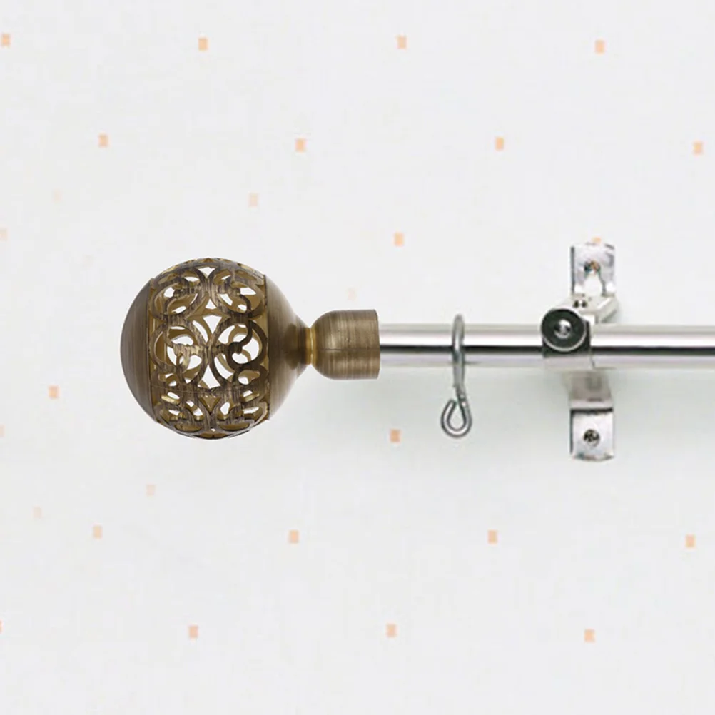 4Pcs Curtain Rod Decorative Finials Black Hollow Cage Design ABS Wear-Resistant Household Curtain Accessory
4Pcs Curtain Rod Decorative Finials Black Hollow Cage Design ABS Wear-Resistant Household Curtain Accessory