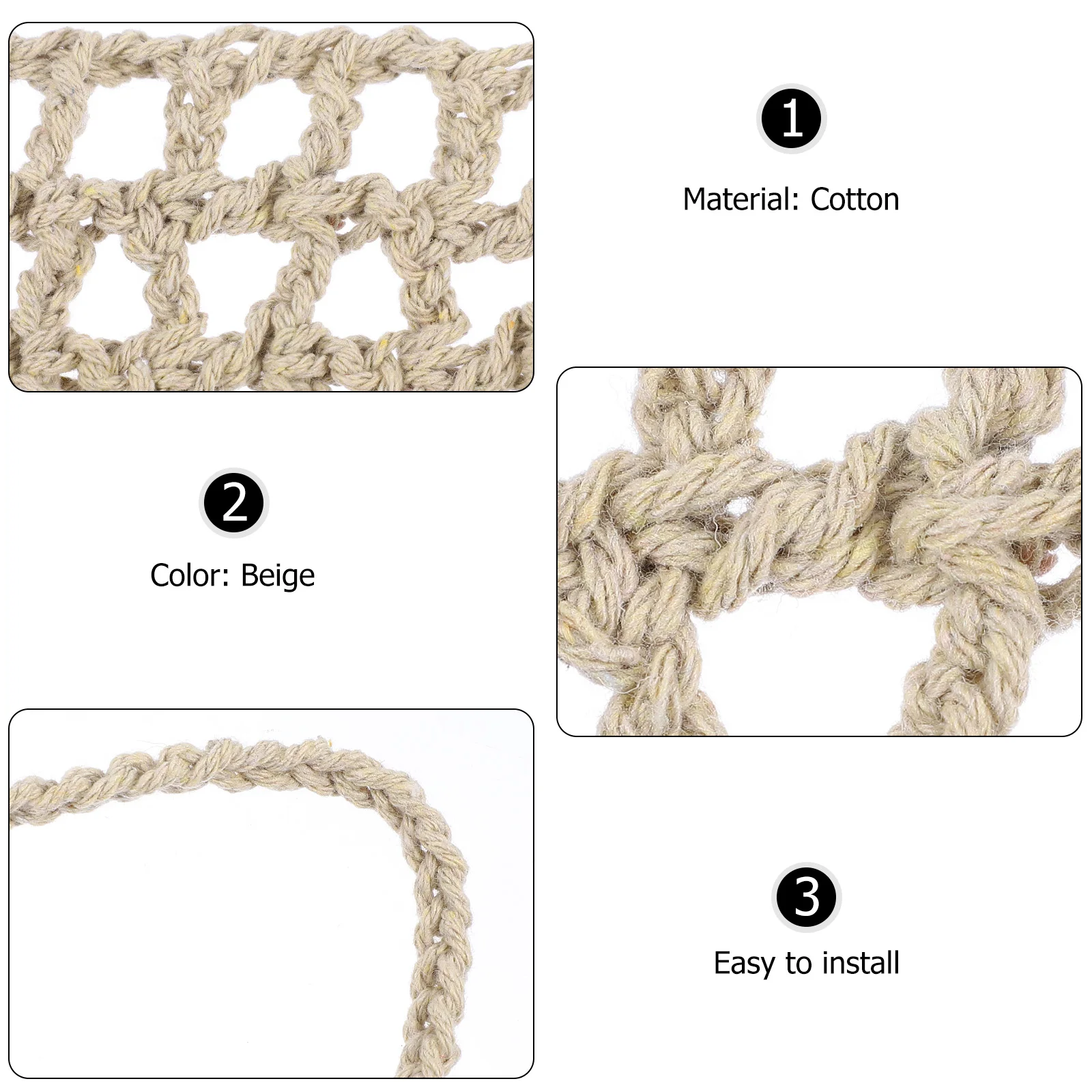 Natural Cotton Fruit Holder Hammock Macrame Hanging Baskets For Vegetables Toys And Crafts Indoor Outdoor Use
Natural Cotton Fruit Holder Hammock Macrame Hanging Baskets For Vegetables Toys And Crafts Indoor Outdoor Use