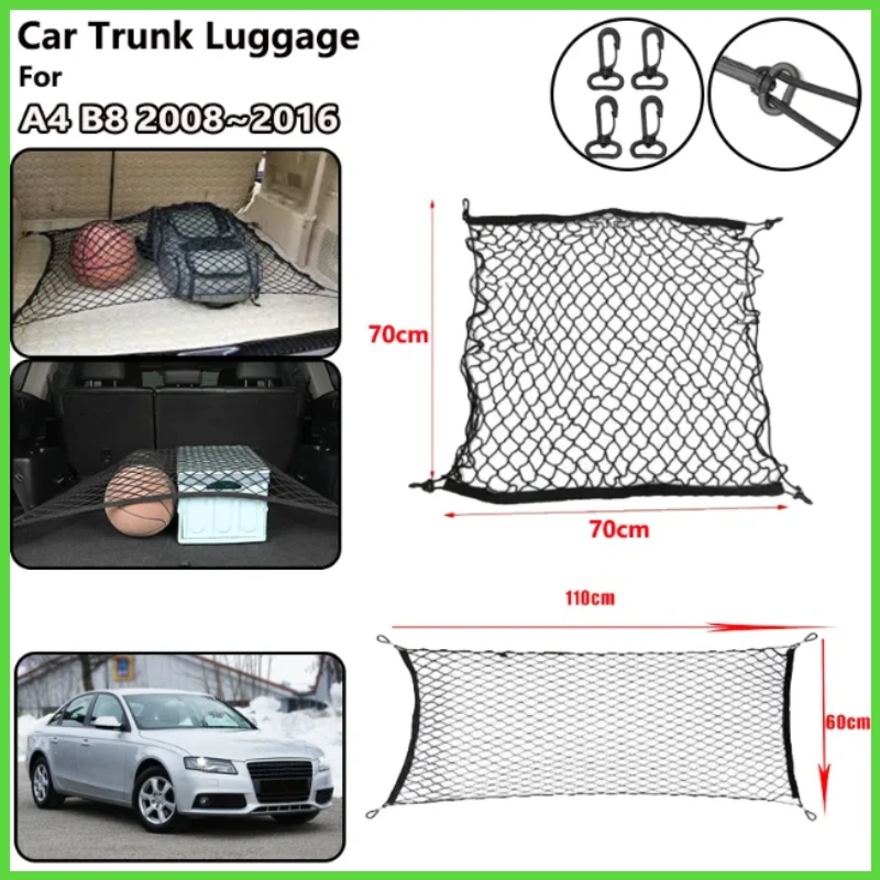 For Audi A4 B8 2008~2016 2015 2014 2013 Car Trunk Net Mesh Organizer Elastic Luggage Upgraded Double Storage Bag Auto Acessories
For Audi A4 B8 2008~2016 2015 2014 2013 Car Trunk Net Mesh Organizer Elastic Luggage Upgraded Double Storage Bag Auto Acessories