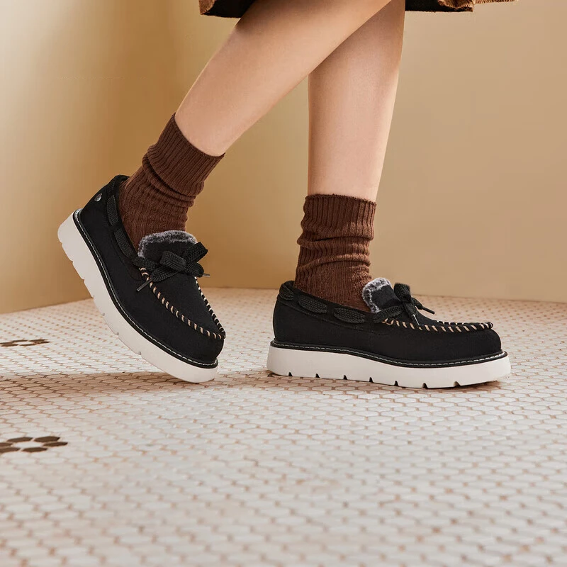 Skecher women's shoes 2025 new cashmere warm fashion single shoes with low top soft sole non-slip casual flat shoes 114765-BLK
Skecher women's shoes 2025 new cashmere warm fashion single shoes with low top soft sole non-slip casual flat shoes 114765-BLK