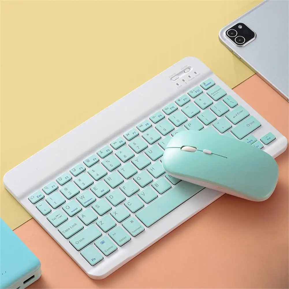 Mini Wireless Bluetooth-compatible Lightweight Keyboard Mouse Set Rechargeable For Phone Tablet For Android Ios Windows
Mini Wireless Bluetooth-compatible Lightweight Keyboard Mouse Set Rechargeable For Phone Tablet For Android Ios Windows