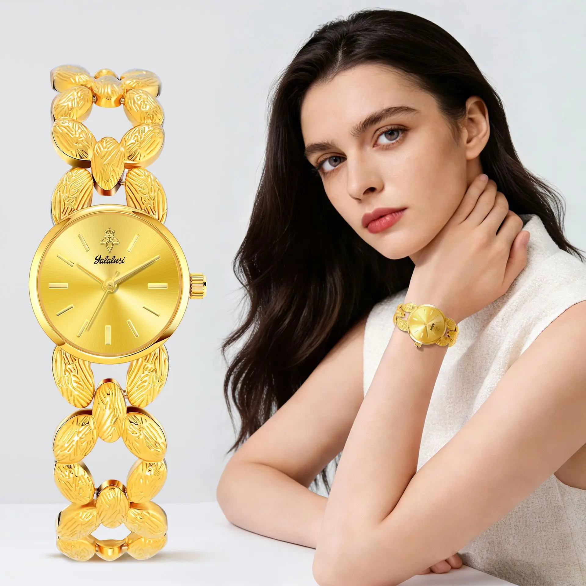 New StylishHigh-EndLuxurious Watch And Bracelet SetElegant Women'S WristwatchA Creative Gift For Women. High-Quality Timepiece.
New StylishHigh-EndLuxurious Watch And Bracelet SetElegant Women'S WristwatchA Creative Gift For Women. High-Quality Timepiece.