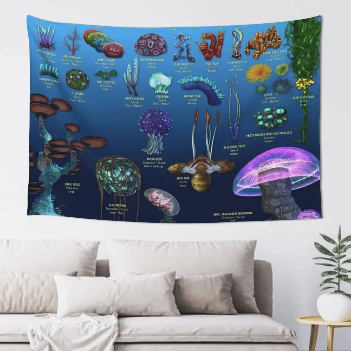 SUBNAUTICA Plant Life Tapestry Cute Room Things Bed Room Decoration For Bedroom Tapestry
SUBNAUTICA Plant Life Tapestry Cute Room Things Bed Room Decoration For Bedroom Tapestry