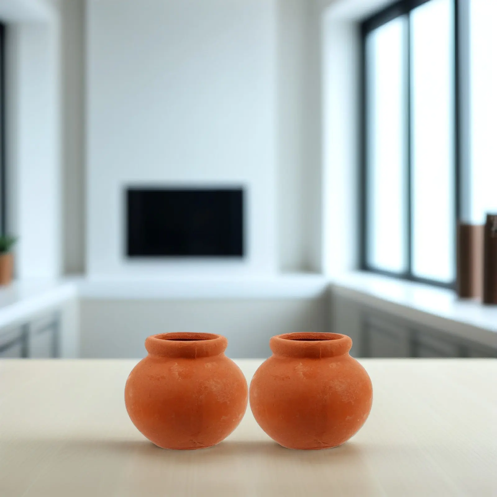4Pcs Miniature Ceramic Clay Pots Flower Pots Mini Pottery Planter Dollhouse Accessories Garden Decoration Set Micro Dollhouse
4Pcs Miniature Ceramic Clay Pots Flower Pots Mini Pottery Planter Dollhouse Accessories Garden Decoration Set Micro Dollhouse