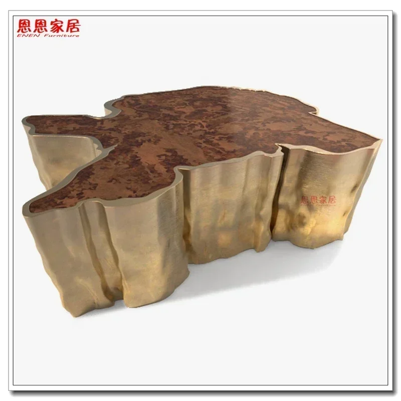 Special-Shaped Tumor Wood Leather Tempered Hotel Hall Coffee Table Soft Decoration
Special-Shaped Tumor Wood Leather Tempered Hotel Hall Coffee Table Soft Decoration