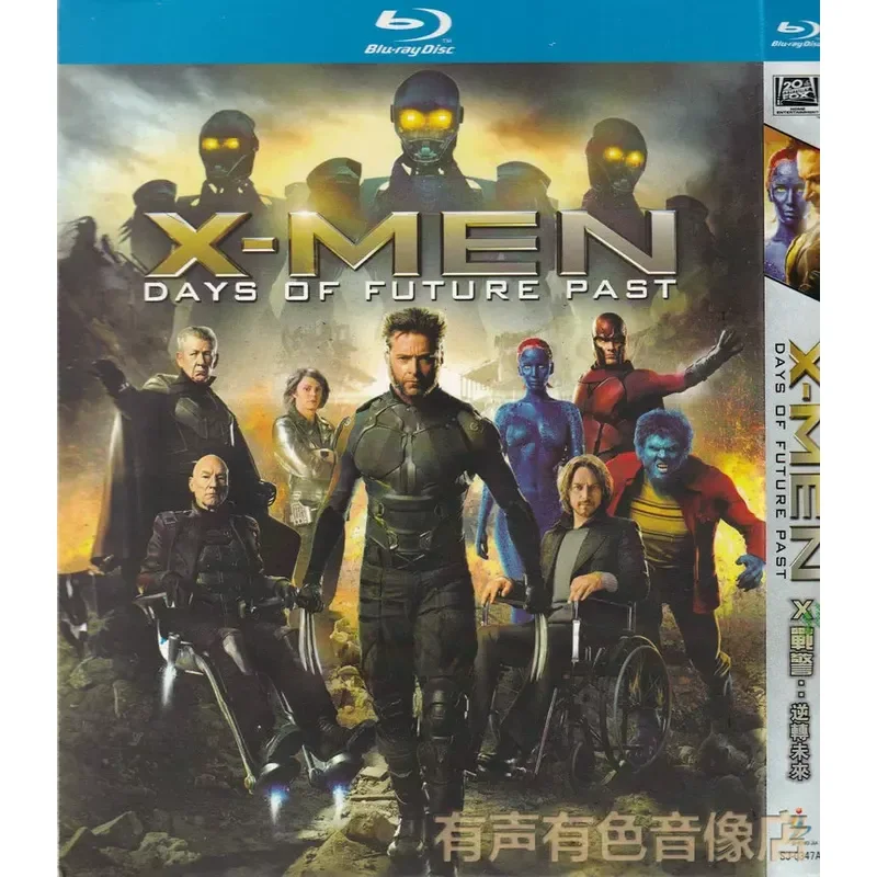 Sci-Fi Action Movie X-Men Days of Future Past and The Dark Phoenix Saga Genuine High-Definition Blu-ray Disc Set 2 Discs
Sci-Fi Action Movie X-Men Days of Future Past and The Dark Phoenix Saga Genuine High-Definition Blu-ray Disc Set 2 Discs