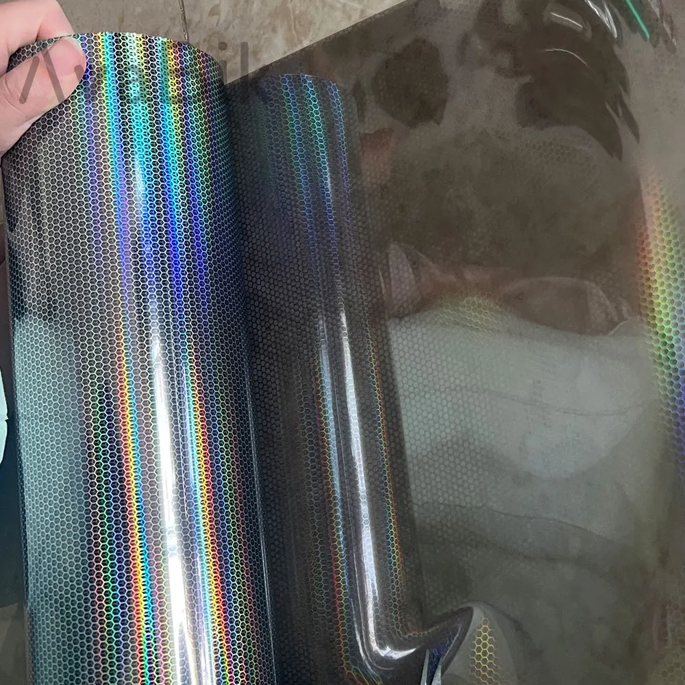 8M Car Laser Honeycomb Headlight Taillight Lamp Vinyl Wrap Automobile Headlight Tint Waterproof Film Silver Protectiver Stickers
8M Car Laser Honeycomb Headlight Taillight Lamp Vinyl Wrap Automobile Headlight Tint Waterproof Film Silver Protectiver Stickers