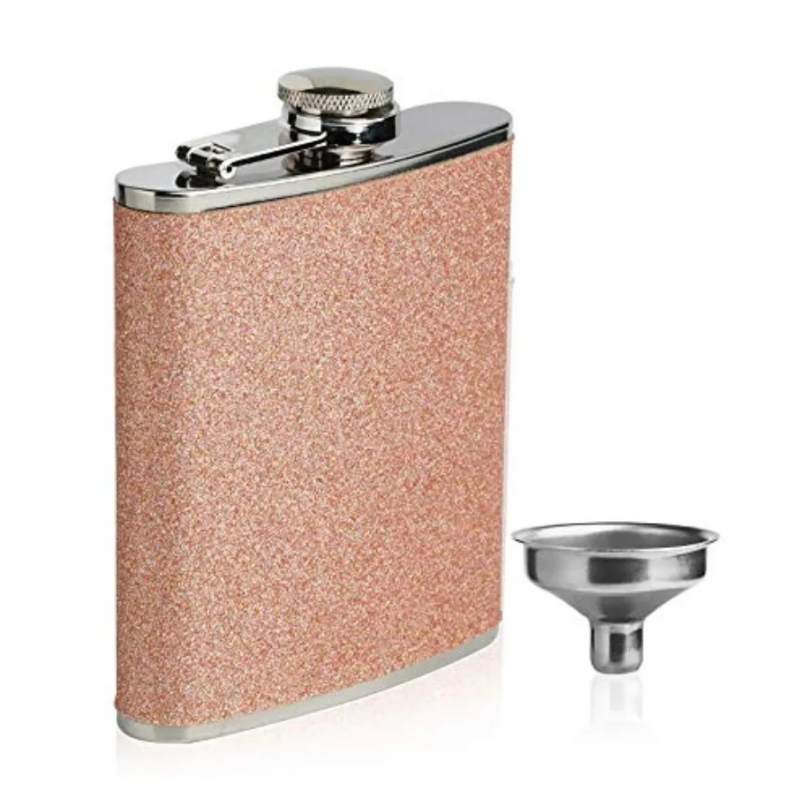 Liquor-Flask for Women Leopard Funny Leakproof - Hip-Flasks for Liquor Stainless-Steel Drinking-Bottle with Funnel Golden 7 oz
Liquor-Flask for Women Leopard Funny Leakproof - Hip-Flasks for Liquor Stainless-Steel Drinking-Bottle with Funnel Golden 7 oz