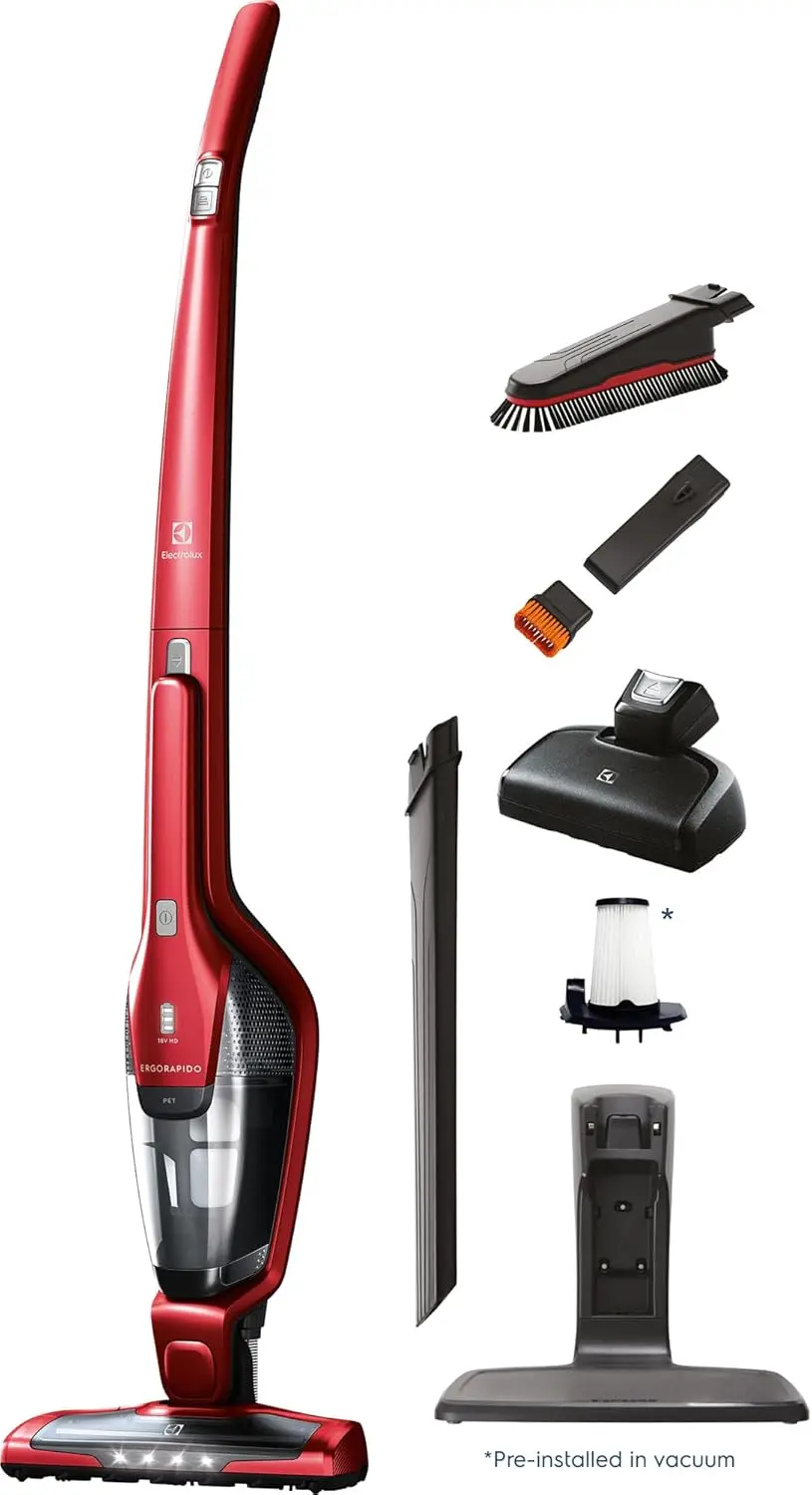 Ergorapido Pet Cordless 2-in-1 Vacuum Cleaner with Motorized Pet Nozzle for Easy Pet Hair Removal, 48-Minute Run Time, 2 Power
Ergorapido Pet Cordless 2-in-1 Vacuum Cleaner with Motorized Pet Nozzle for Easy Pet Hair Removal, 48-Minute Run Time, 2 Power